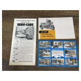 (3) Harley-Davidson Servi-Car Sales Literature