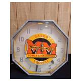 Minneapolis Moline Lighted Clock