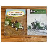 (2) Oliver 550 + 500 Sales Literature