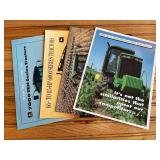 (4) John Deere Tractor Sales Literature