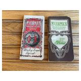 (2) McCormick Harvesting Machine Notebooks