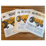 (3) IH Industrial Tractor Sales Literature