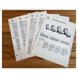(5) John Deere Spec Sheets