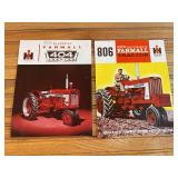 (2) Farmall 404 + 806 Tractor Sales Literature