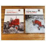 (2) Farmall Super C Tractor Sales Literature