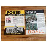 (2) Rumely DoAll Sales Literature