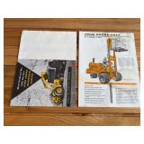 (2) John Deere Industrial Sales Literature
