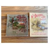 (2) Wm. Deering Co. Trade Cards