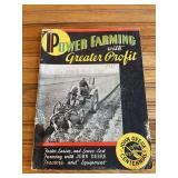 1937 John Deere Power Farming Catalog
