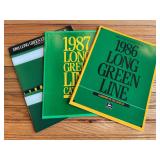 (3) John Deere Long Green Line Catalogs