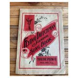 Moline Plow Co. Flying Dutchman Souvenir Song Book