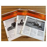 (3) Case Tractor Sales Literature