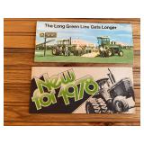 (2) John Deere 1972 + 1978 Literature