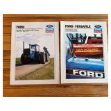 (2) Ford New Holland Tractor Sales Literature