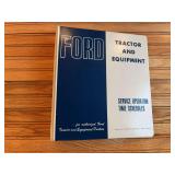 Ford Service Operation Time Schedules Binder