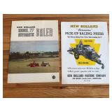 (2) New Holland Baler Sales Literature