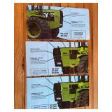 (3) Steiger Tractor Sales Literature