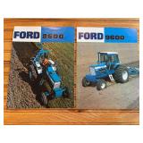 (2) Ford 8600 + 9600 Tractor Sales Literature