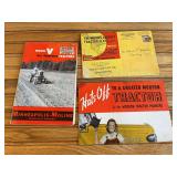 (3) MM Tractor Sales Literature