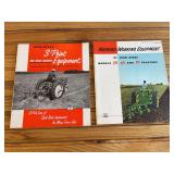 (2) John Deere Equipment Sales Literature