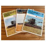 (3) AC Gleaner Combine Sales Literature