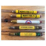 (5) Seed Company Bullet Pencils