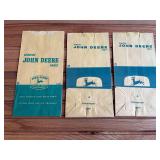 (3) John Deere Parts Bags