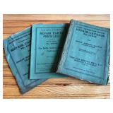 (3) John Deere Van Brunt Repair Catalogs