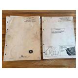 (2) John Deere 840 Tractor + 400 Scraper Parts Catalogs