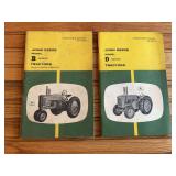(2) John Deere Tractor Operators Manuals