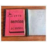 (2) John Deere Service School Manuals