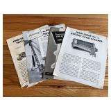 (4) John Deere Sales Literature