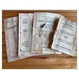 (4) Sears + David Bradley Manuals