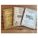 (3) McCormick-Deering Tractor Manuals
