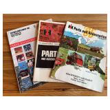 (3) IH Parts & Accessories Catalogs