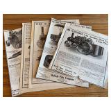 (5) Buffalo Pitts + Wood Bros. Magazine Ads