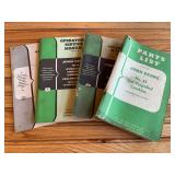 (4) John Deere Combine Manuals