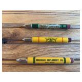 (3) John Deere Bullet Pencils