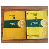 (2) John Deere Tractor Operators Manuals