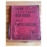 1966 John Deere Red Book Special Parts Catalog