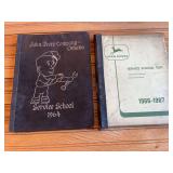 (2) John Deere Service School Manuals