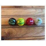 (4) John Deere Marbles