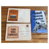 (3) IHC Farmall Tractor Sales Literature