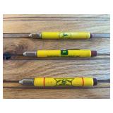 (3) John Deere Bullet Pencils