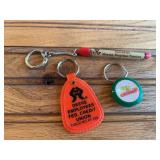 (3) MF, Dekalb, John Deere Key Chains