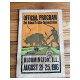 1916 Tractor Demonstration Official Program
