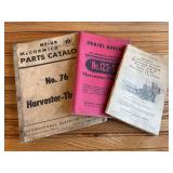 (3) IHC Combine Manuals