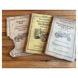 (3) McCormick-Deering + Farmall Tractor + Crawler Manuals
