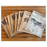 (8) John Deere Manuals