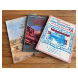 (3) Steam Engine Books + Red Power Show Book